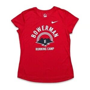 NIKE Women's Dri-FIT Bowerman Track Running Camp Shirt Size Large